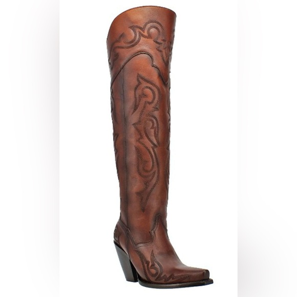 FREE PEOPLE DAN POST WOMEN'S SEDUCTRESS WESTERN BOOTS SZ 8.5 - Picture 1 of 6